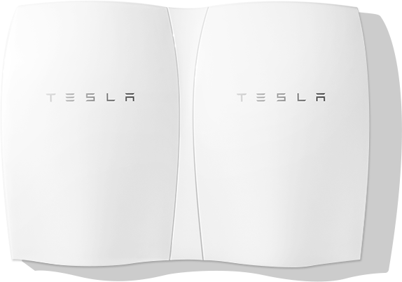 זוג סוללות Powerwall של טסלה Tesla Powerwall